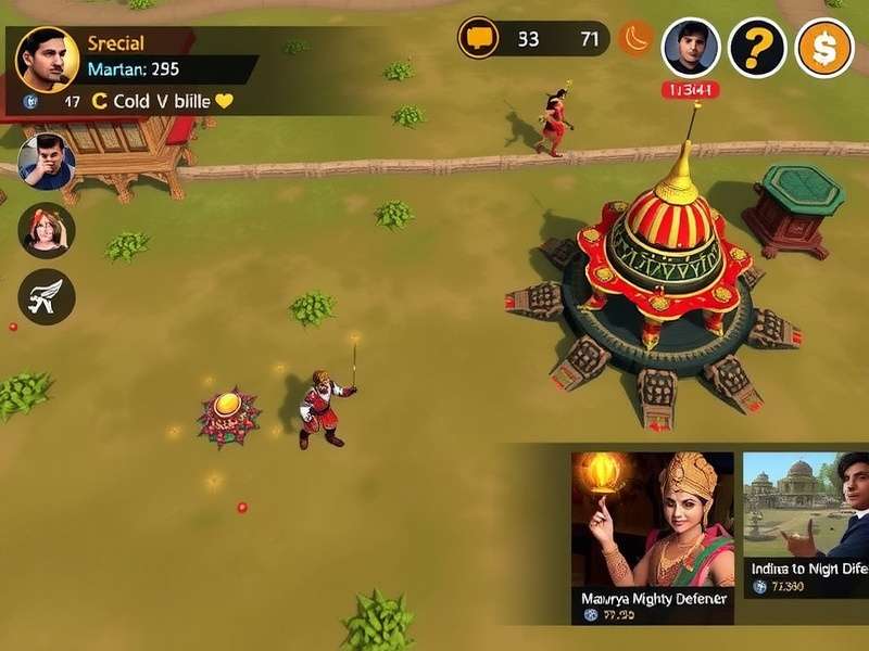 Special Diwali event in Maurya Mighty Defender with festive decorations